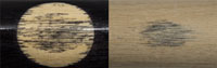 wood bat ink dot