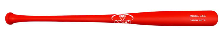 Viper Bats Red Finish
