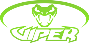 Viper Bats Neon Green Logo