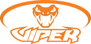 Viper Bats Neon Orange Logo